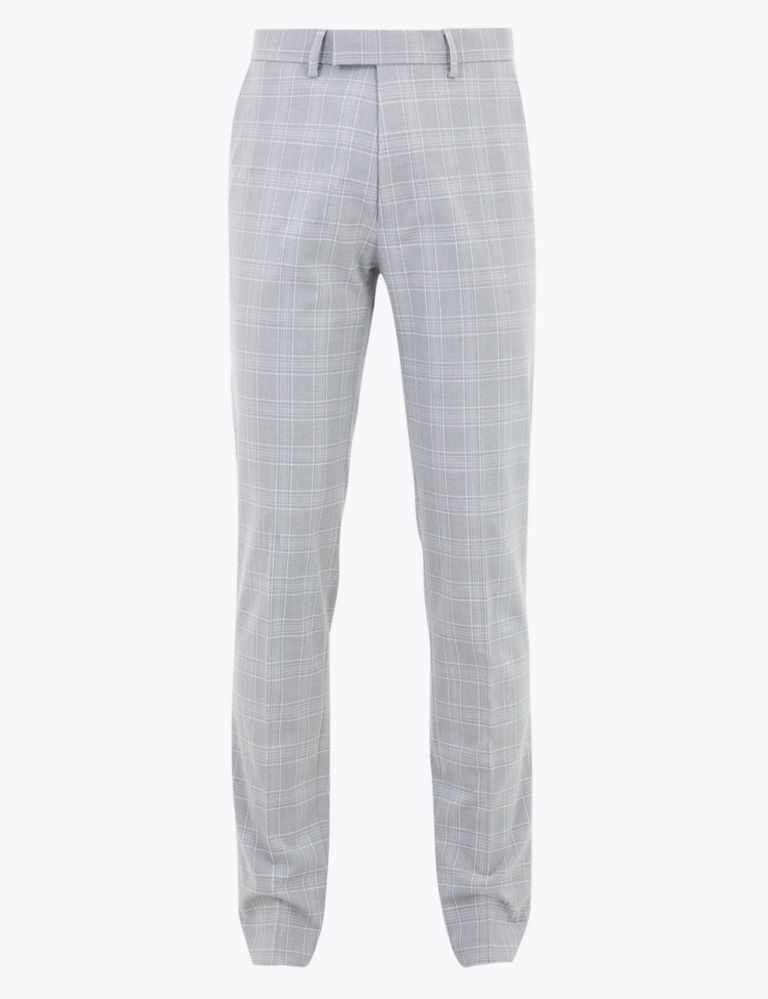 Checked Skinny Fit Trousers 2 of 9