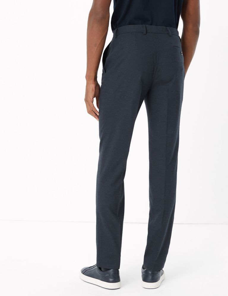 Checked Skinny Fit Trousers 3 of 5