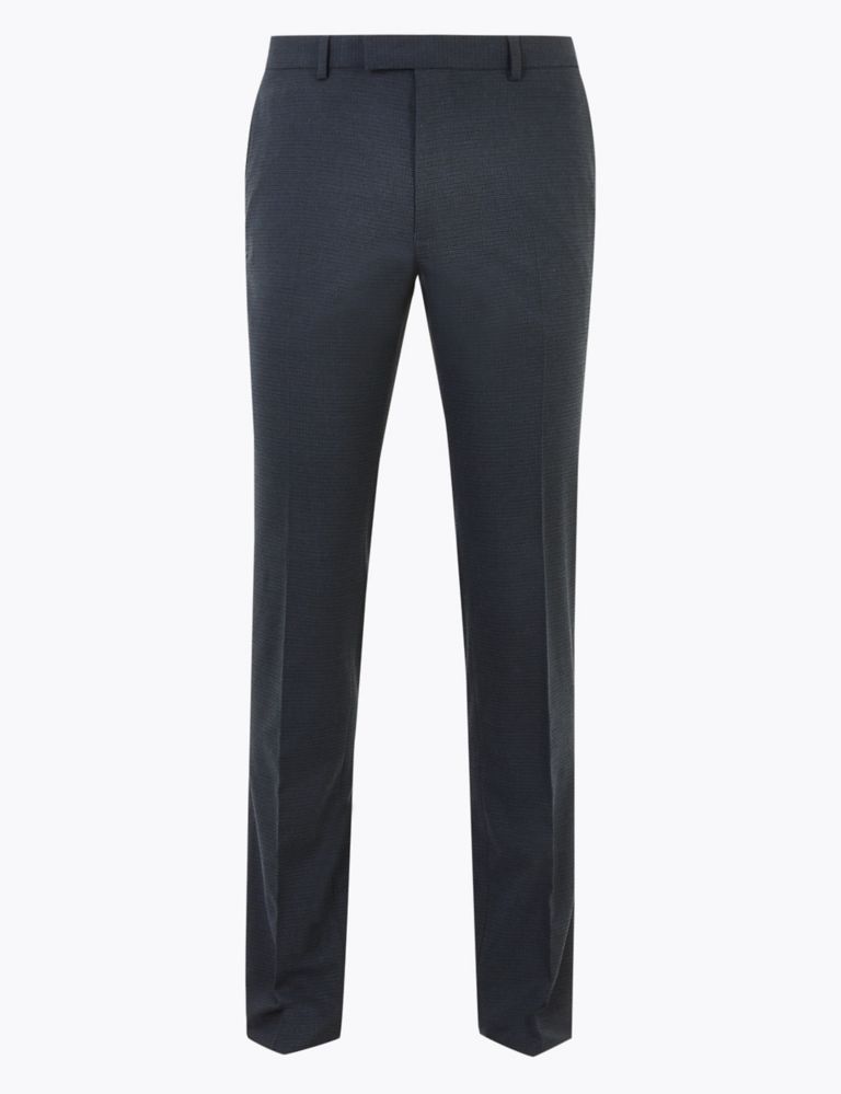 Checked Skinny Fit Trousers 1 of 5