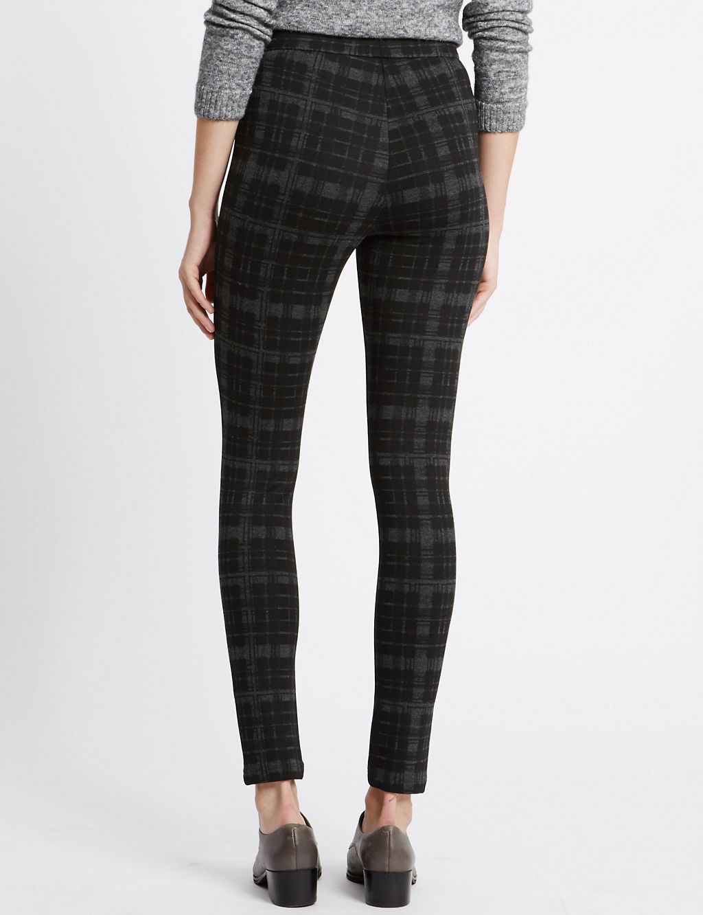 Checked Skinny Leg Trousers 2 of 3