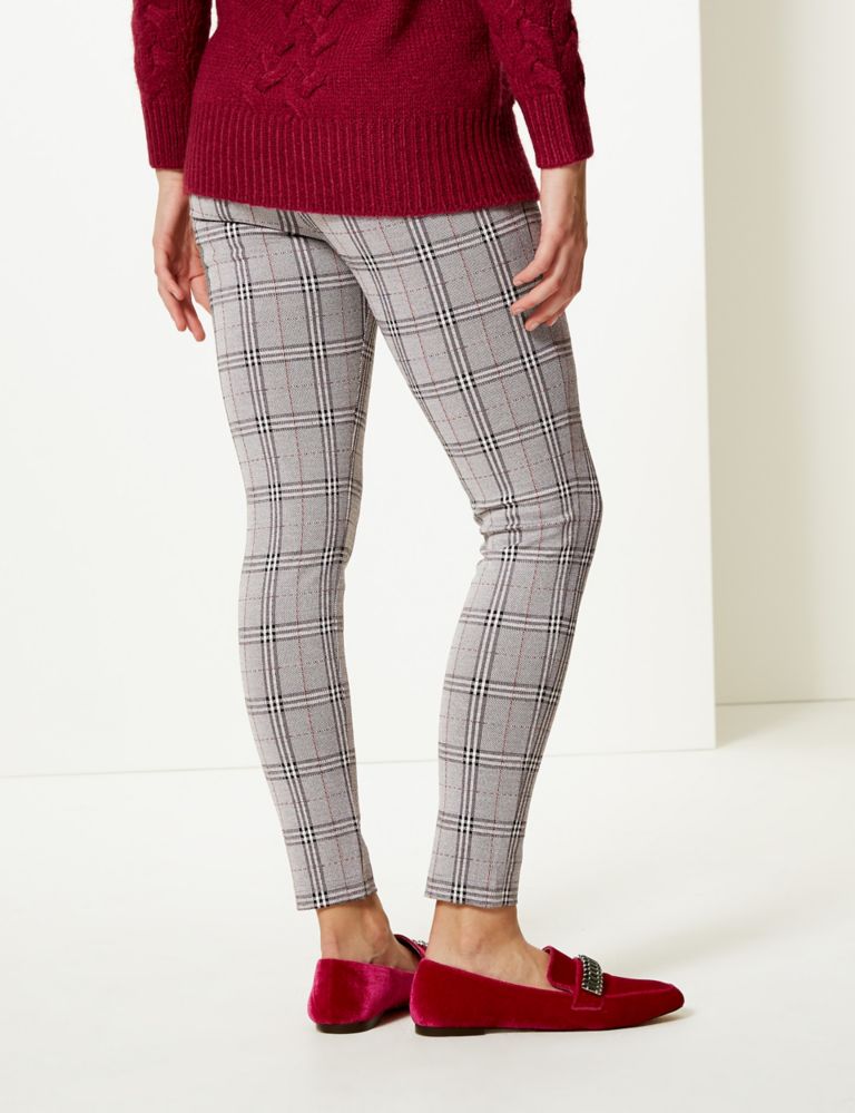 Checked Skinny Leg Trousers 3 of 5