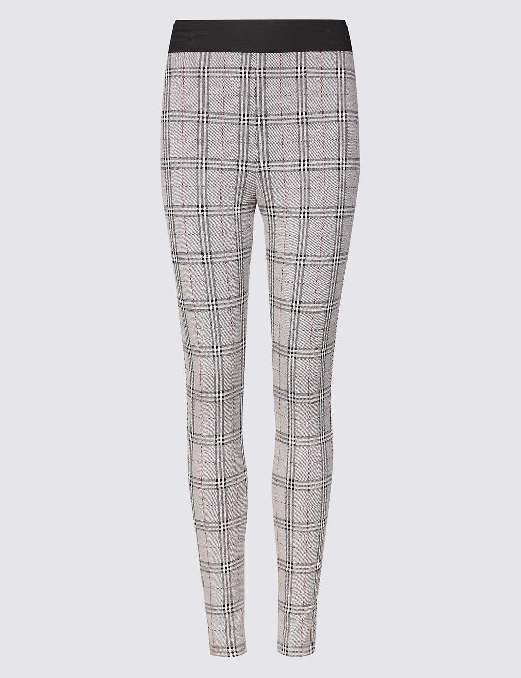 Checked Skinny Leg Trousers 1 of 5