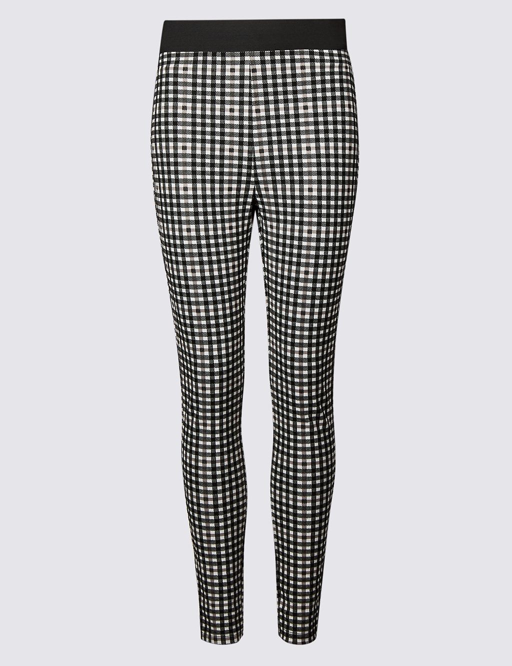 Checked Skinny Leg Trousers 1 of 6