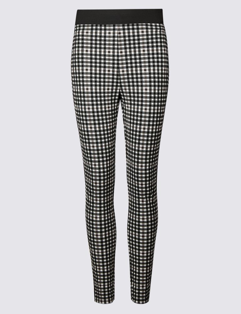 Checked Skinny Leg Trousers 3 of 6