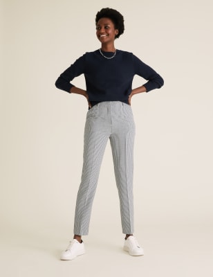 Marks and spencer clearance ankle grazer trousers