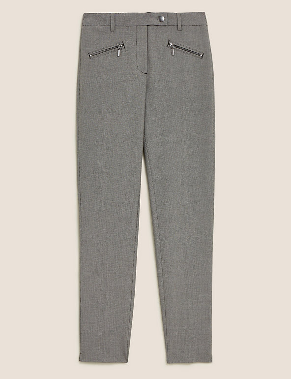 Checked Slim Fit Ankle Grazer Trousers Image 1 of 1