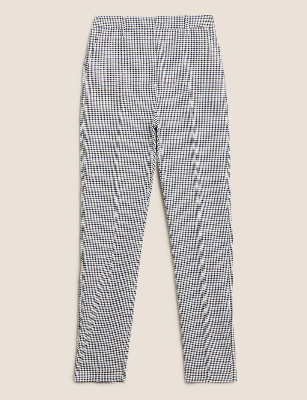 Checked Slim Fit Ankle Grazer Trousers | M&S Collection | M&S