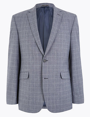 Checked Slim Fit Jacket Image 2 of 7