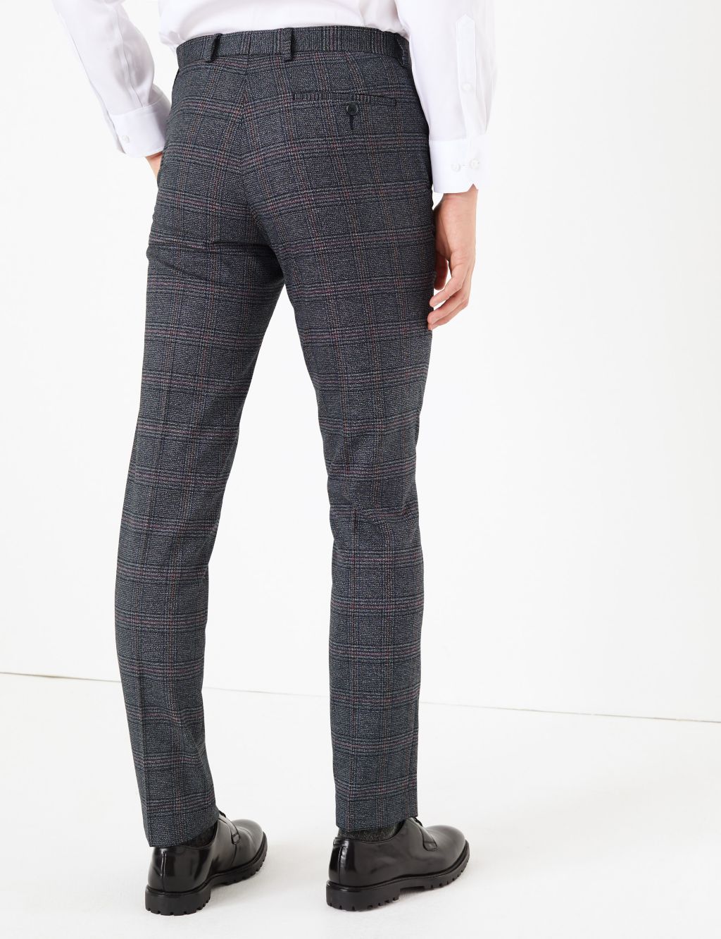 Checked Slim Fit Trousers 1 of 5