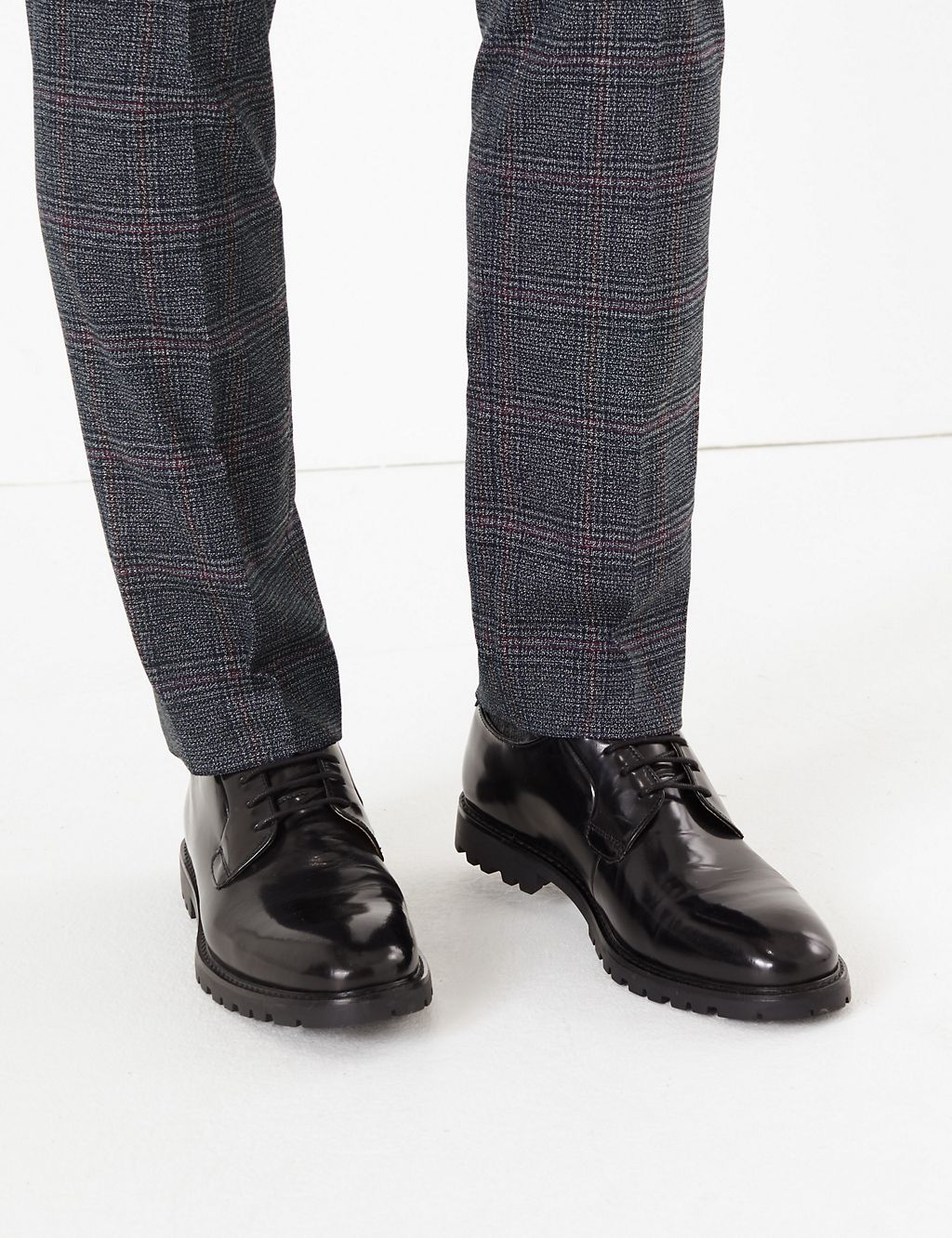 Checked Slim Fit Trousers 4 of 5