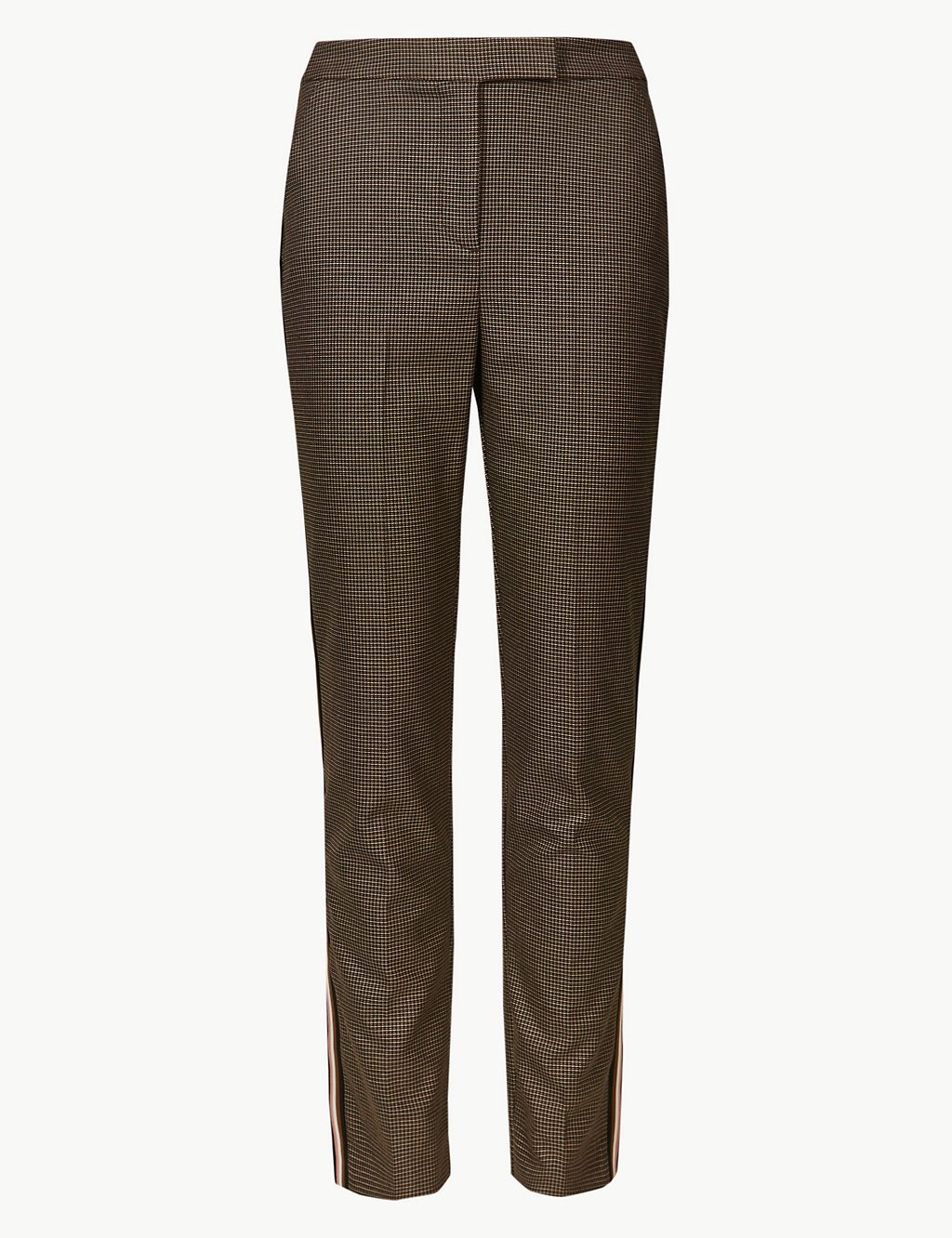 Checked Slim Leg Ankle Grazer Trousers 1 of 5