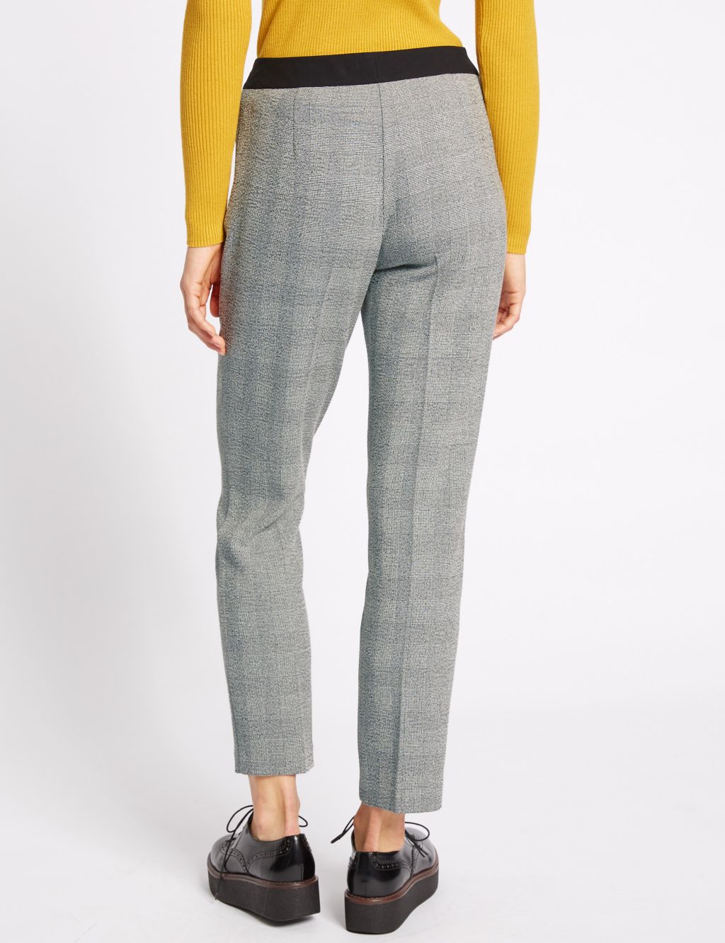 Checked Slim Leg Trousers 6 of 7
