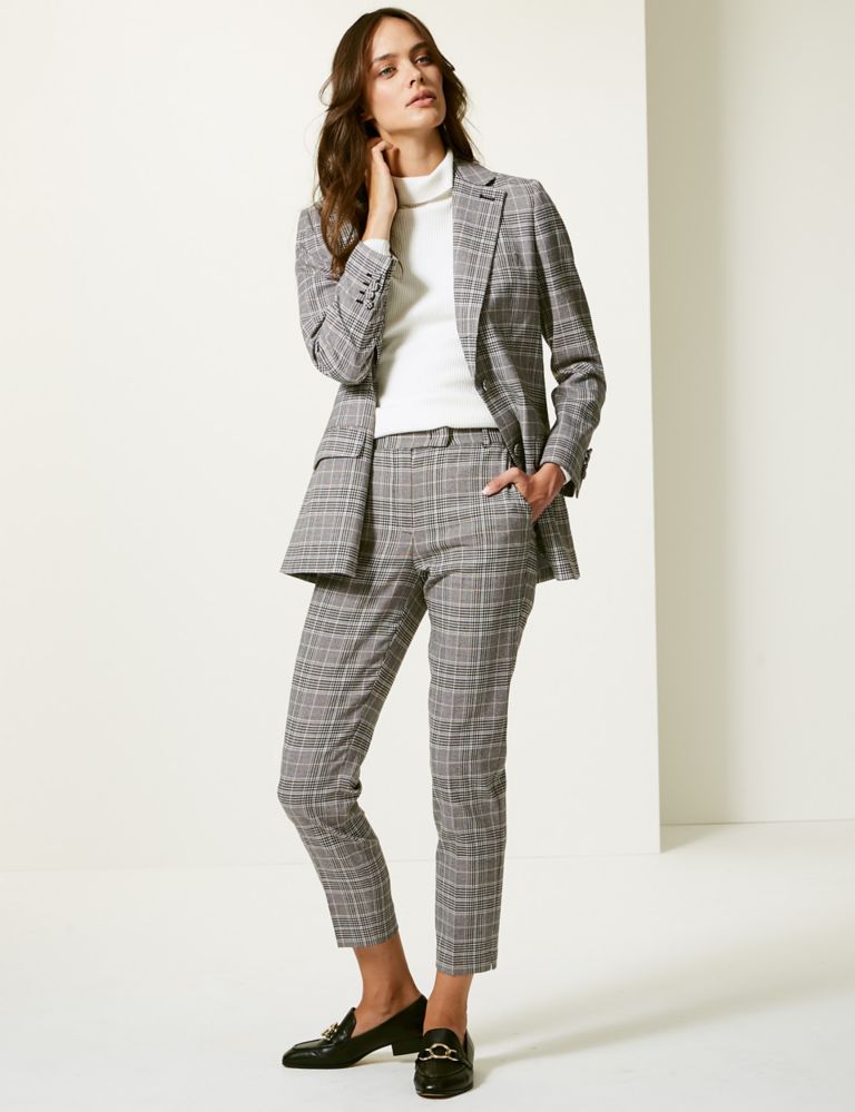 Checked Slim Leg Trousers 7 of 7