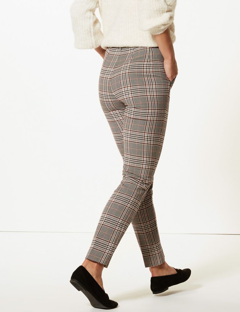 Checked Slim Leg Trousers 4 of 5