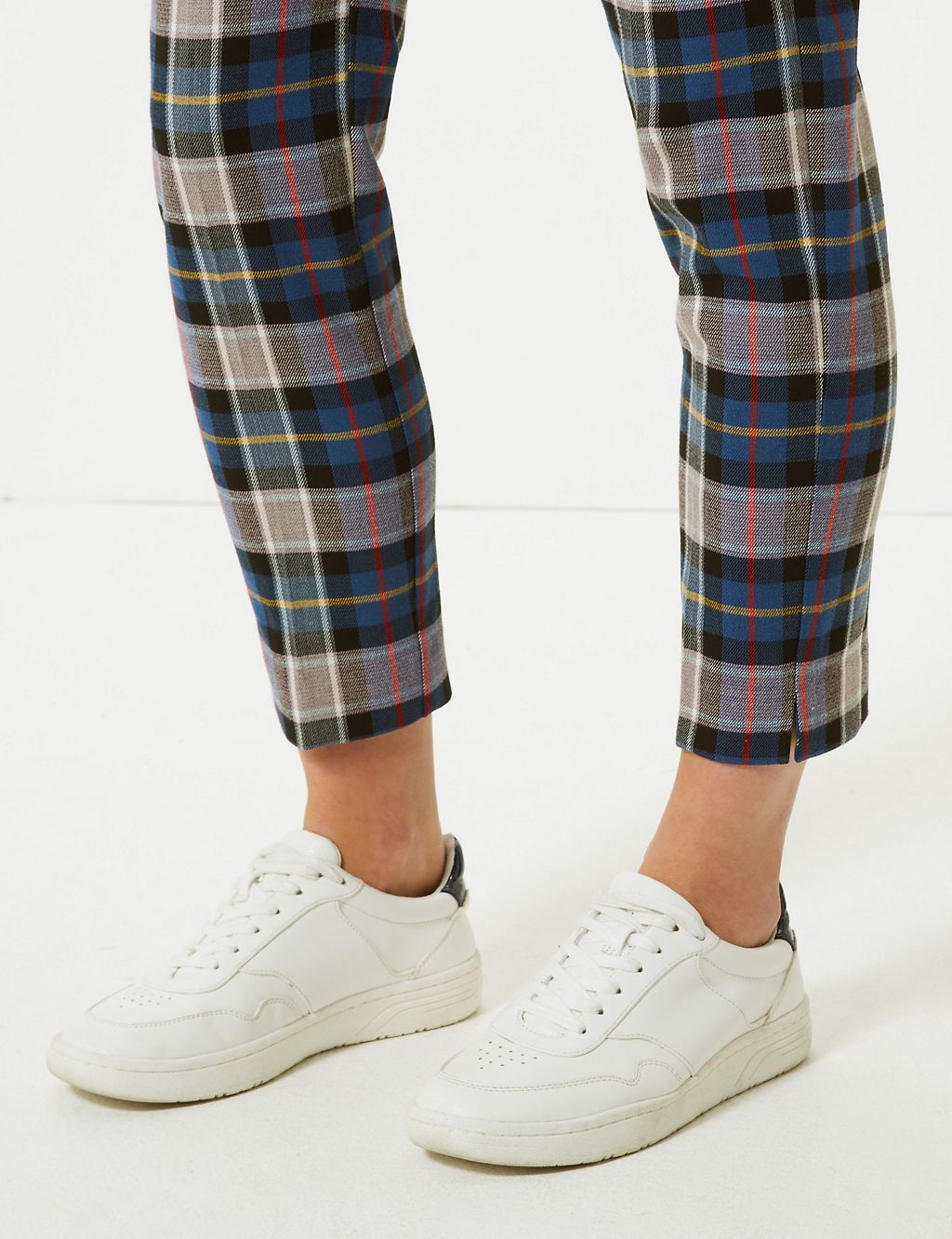 Checked Slim Leg Trousers 5 of 5