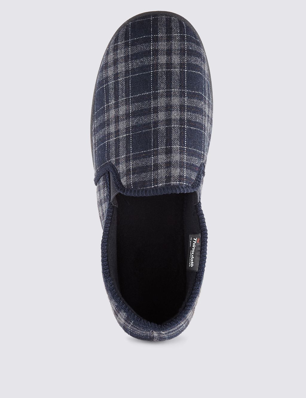 Checked Slippers with Thinsulate™ 1 of 4