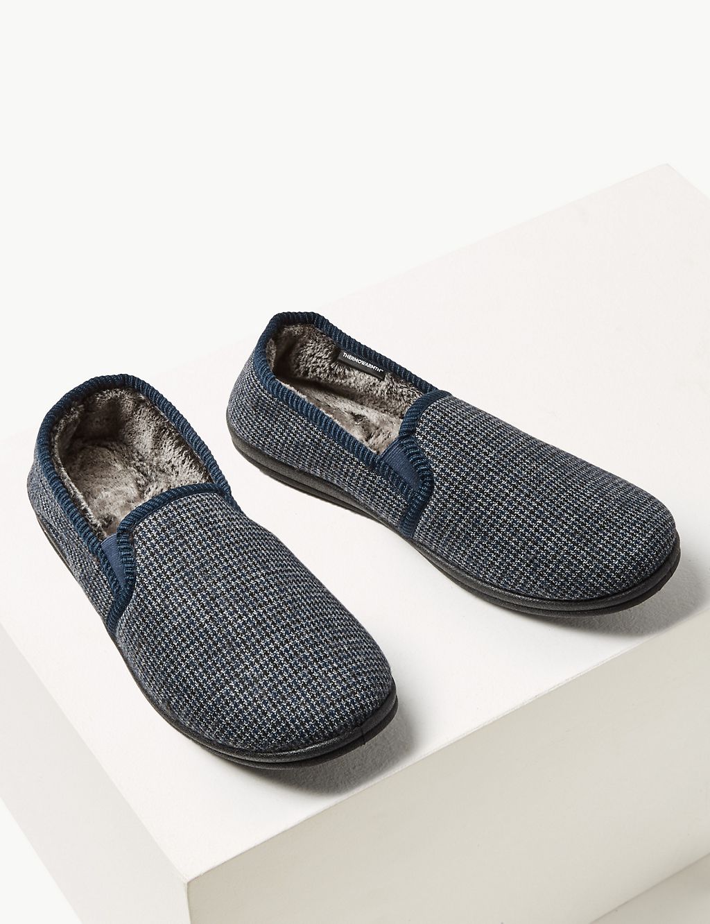 Checked Slippers with Thinsulate™ 2 of 5