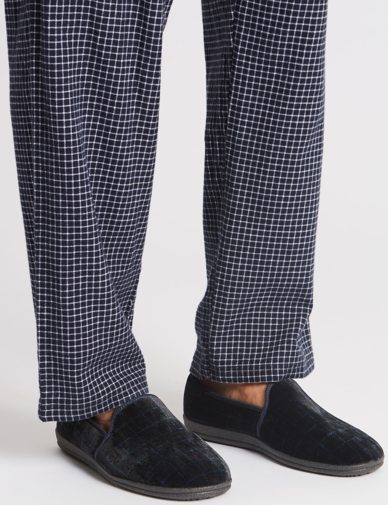 Checked Slippers with Thinsulate M S Collection M S