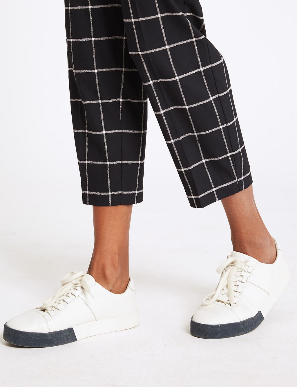 Checked Straight Leg Trousers 4 of 7