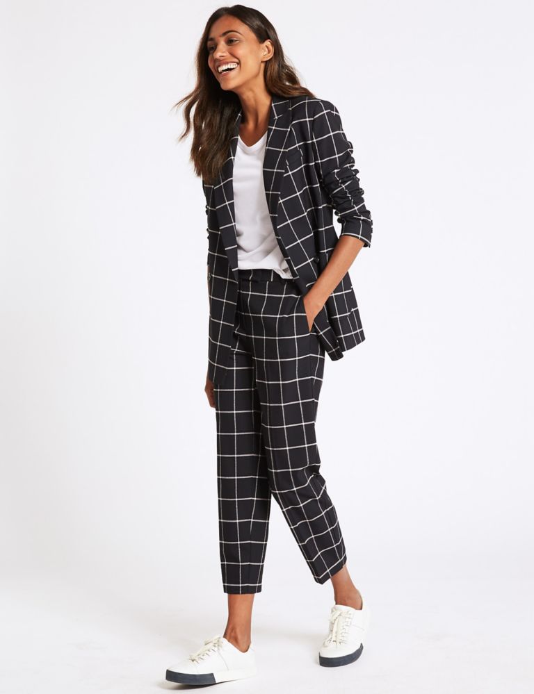 Checked Straight Leg Trousers 7 of 7