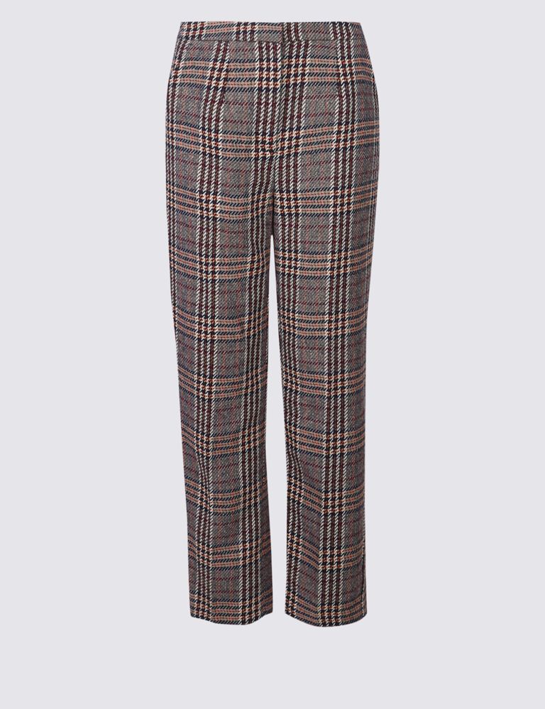 Checked Straight Leg Trousers 2 of 6