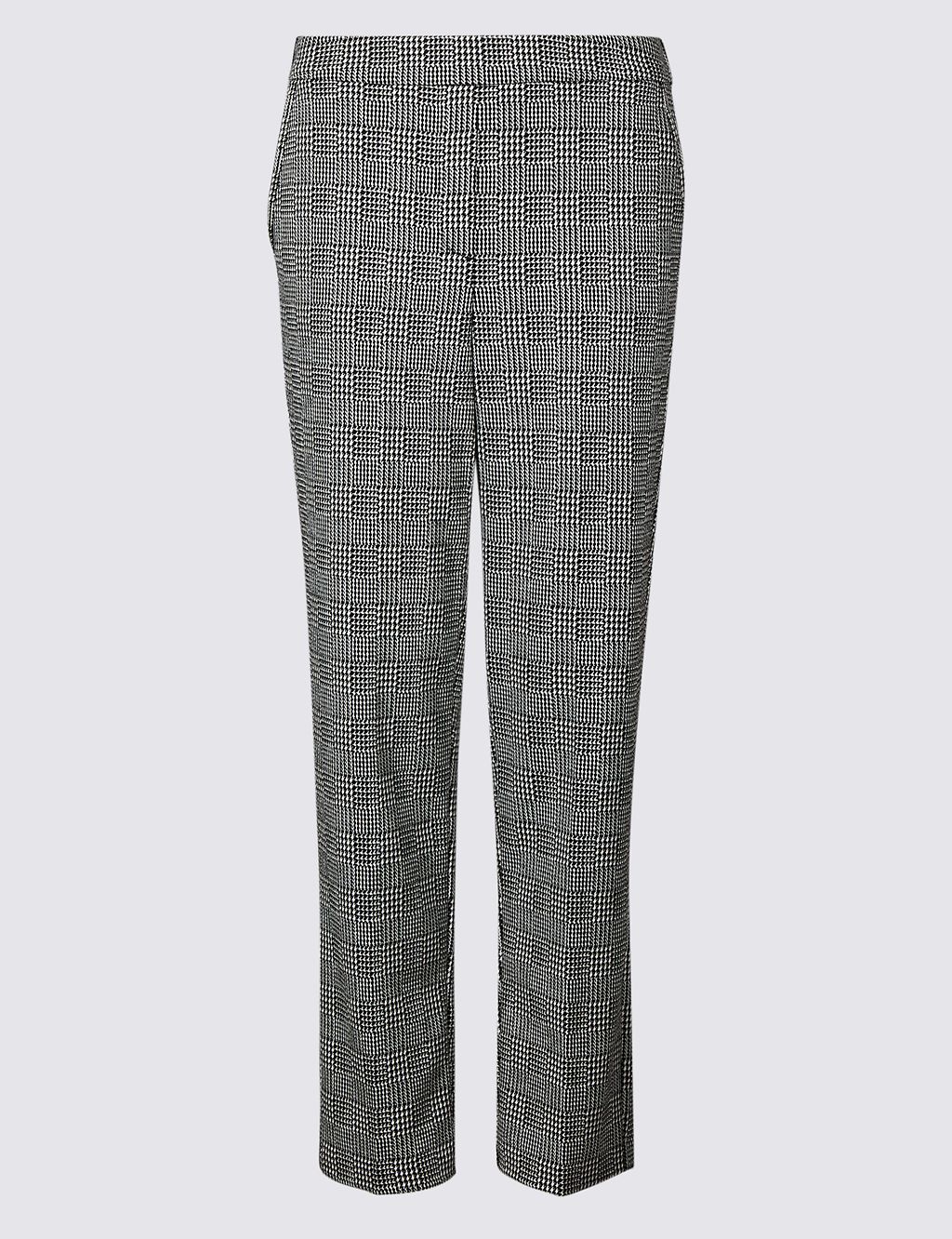Checked Straight Leg Trousers 1 of 1
