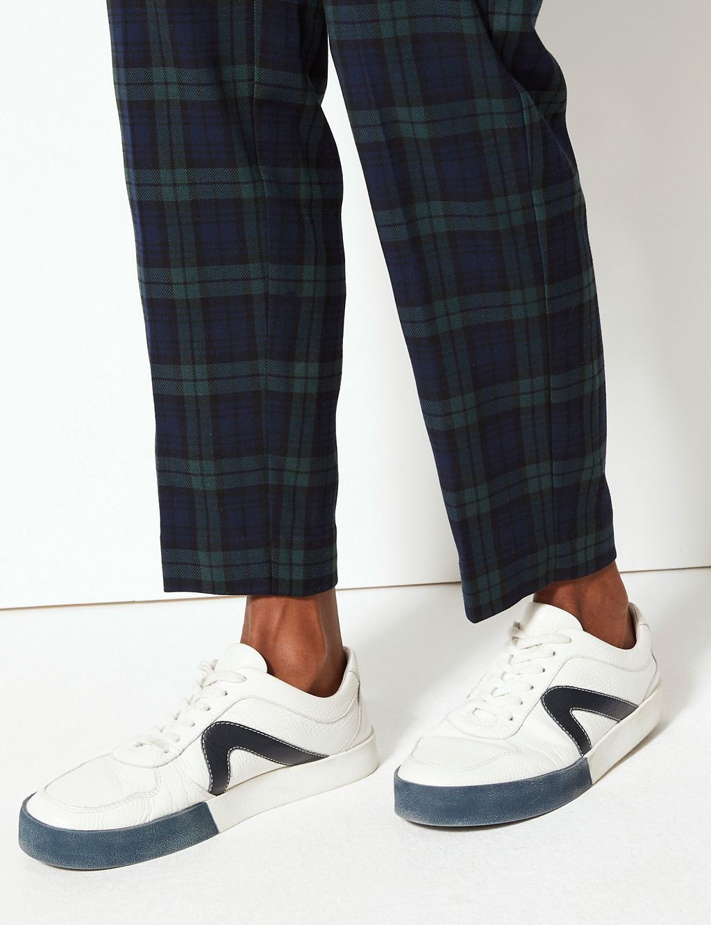 Checked Straight Leg Trousers 6 of 6