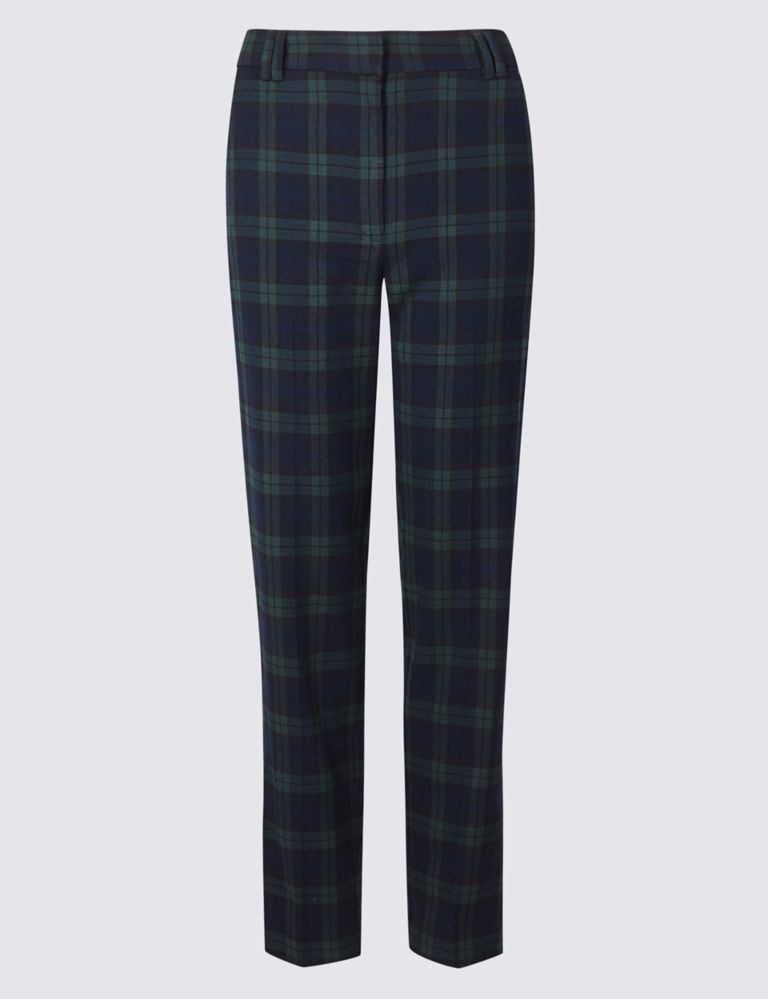 Checked Straight Leg Trousers 3 of 6