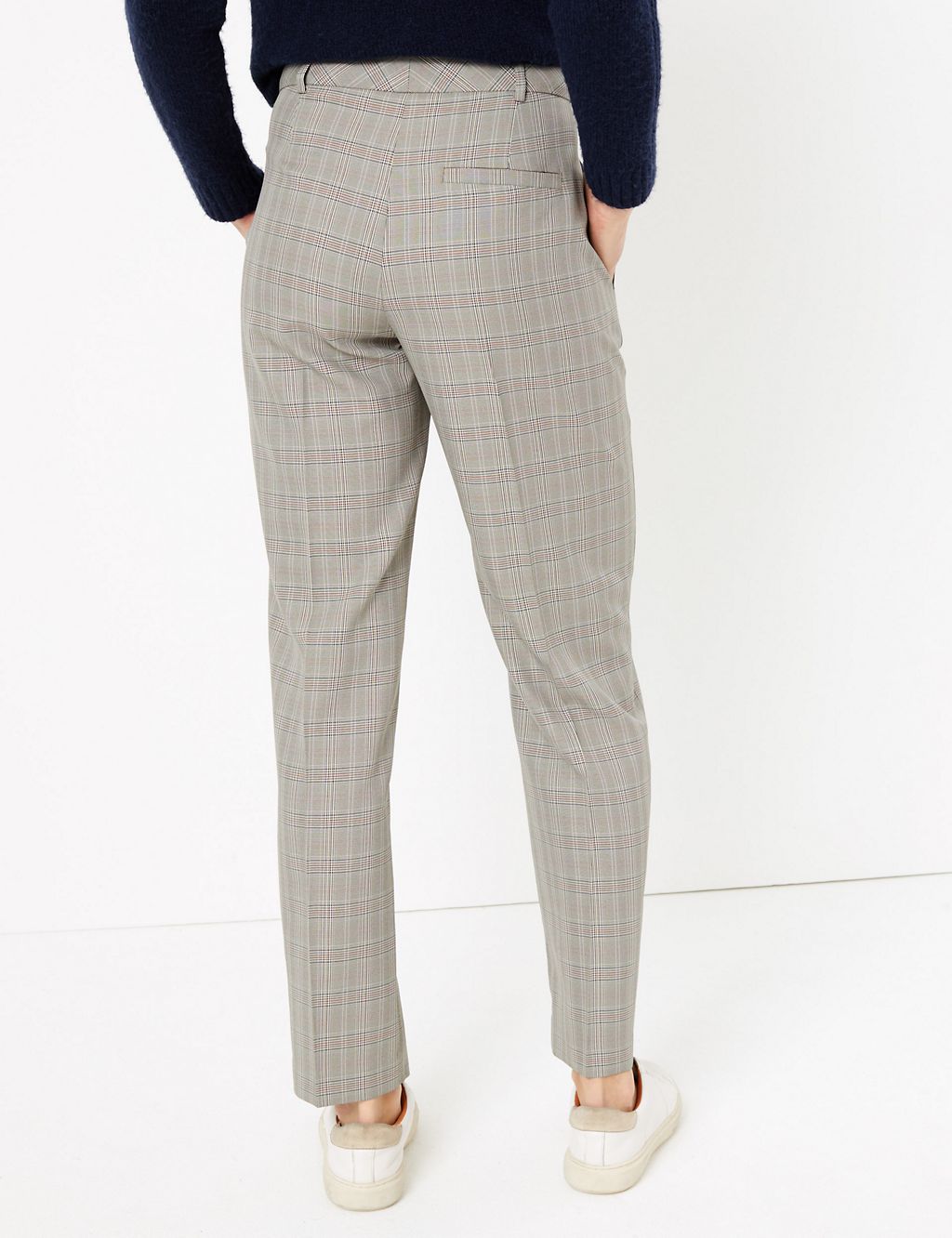 Checked Straight Leg Trousers 2 of 5