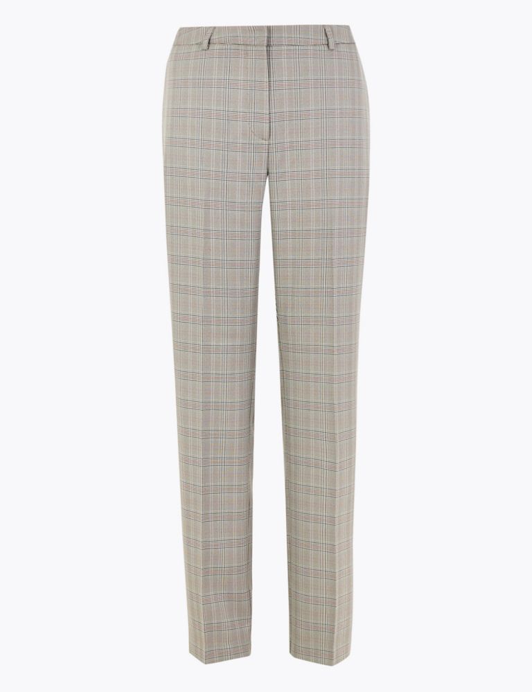 Checked Straight Leg Trousers 2 of 5