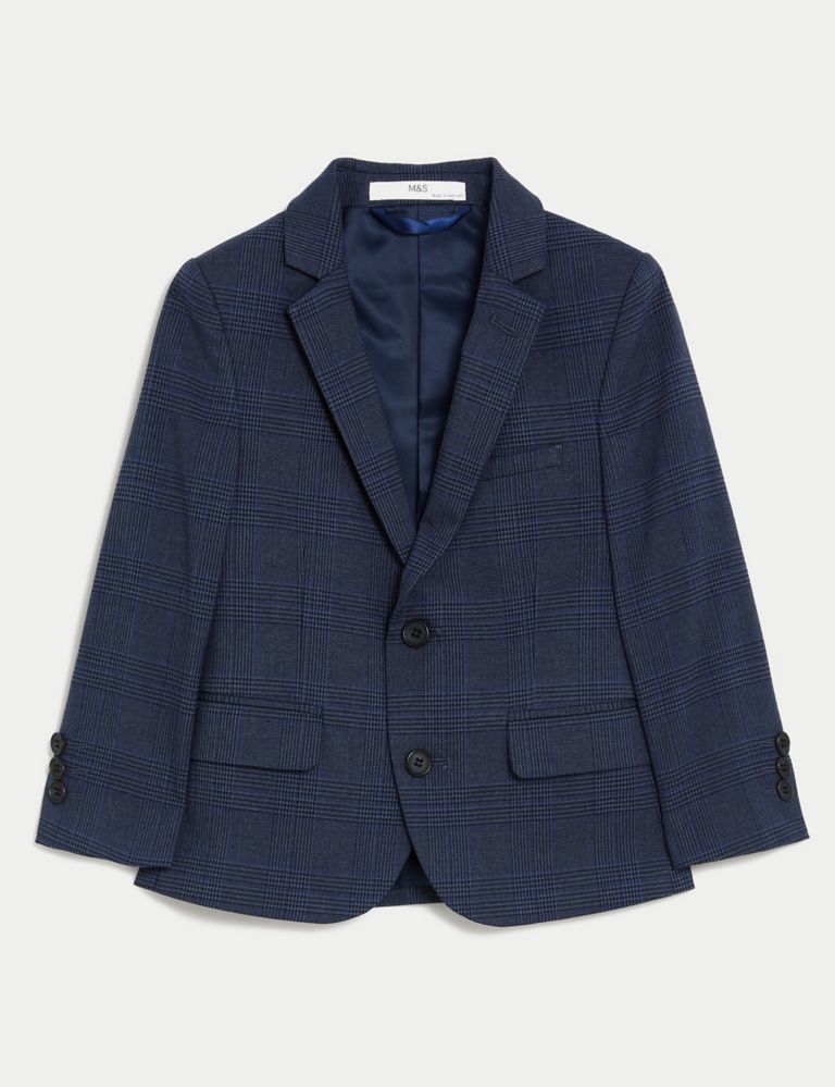 Checked Suit Jacket (2-8 Yrs) 2 of 9