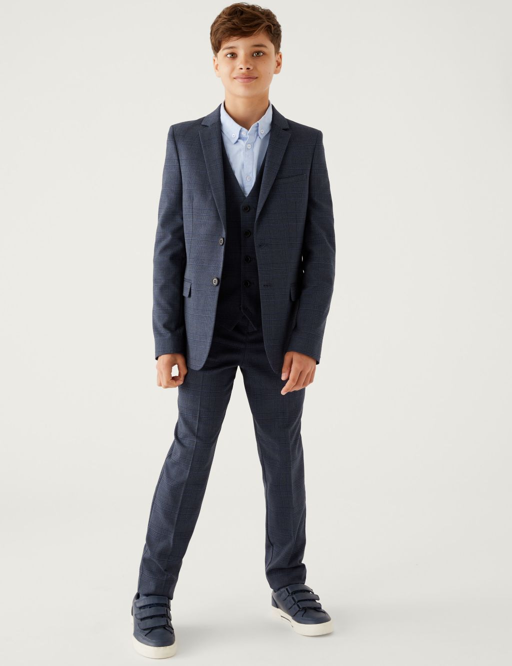 Checked Suit Jacket (6-16 Yrs) | M&S Collection | M&S