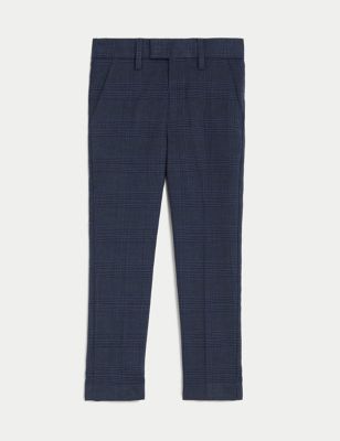 Checked Suit Trousers (2-8 Yrs) Image 1 of 2