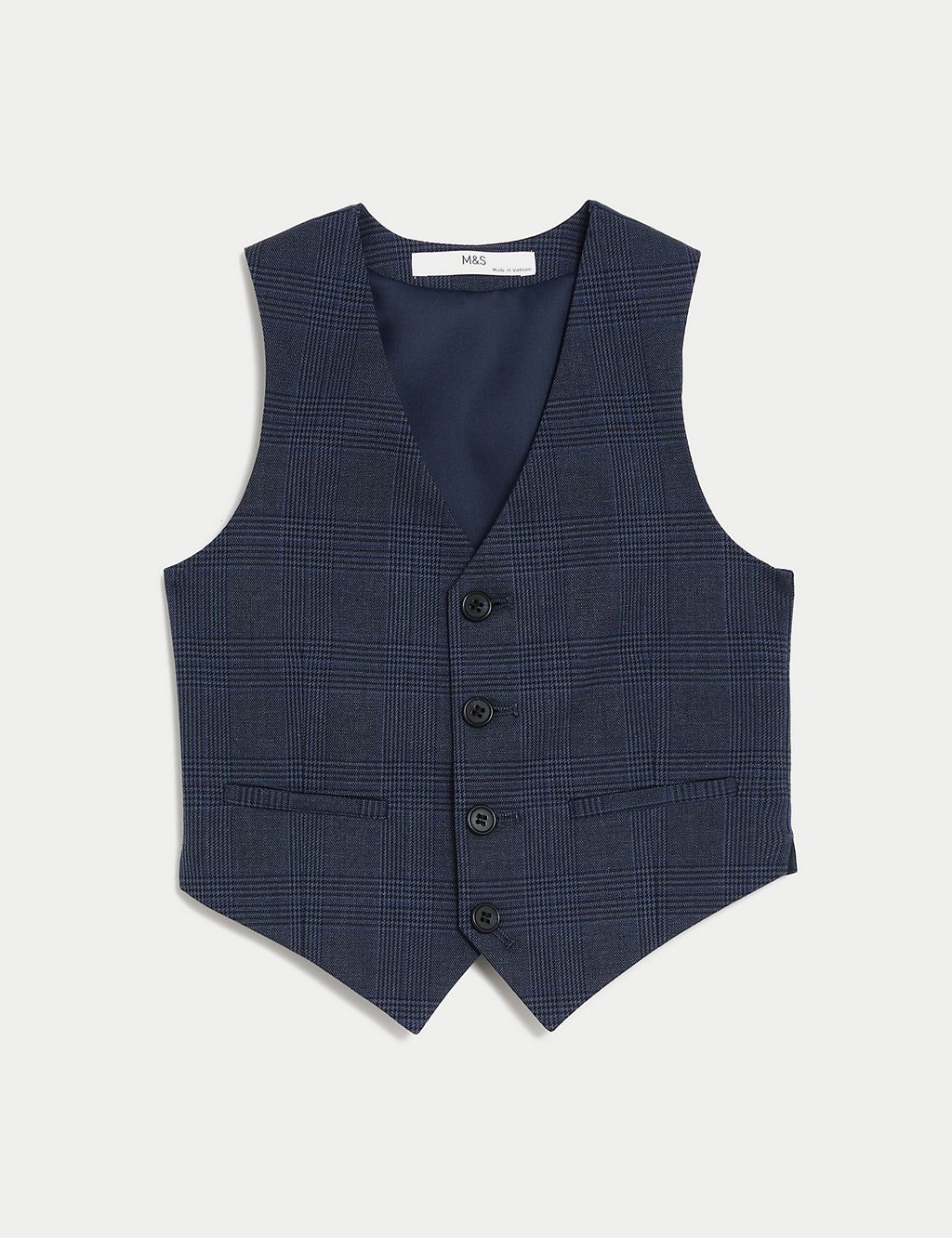 Checked Suit Waistcoat (2-8 Yrs) 1 of 7