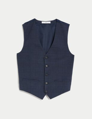 Checked Suit Waistcoat (6-16 Yrs) Image 2 of 7