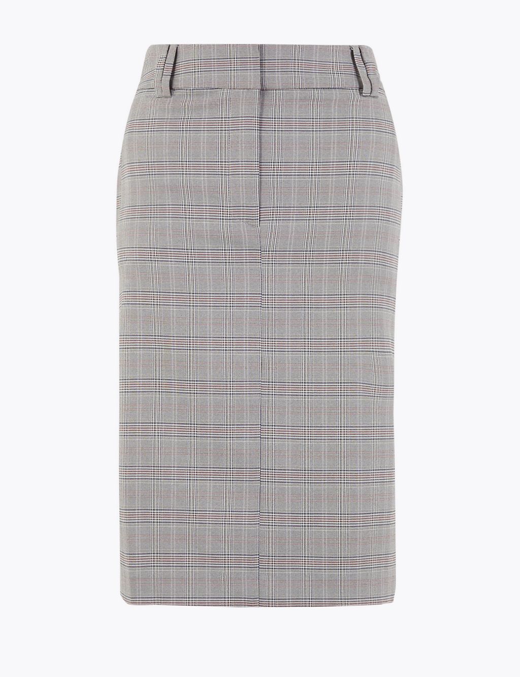 Checked Tailored Pencil Skirt 1 of 5