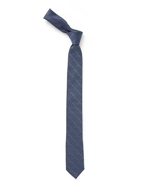 Checked Tie (5-14 Years) Image 1 of 2