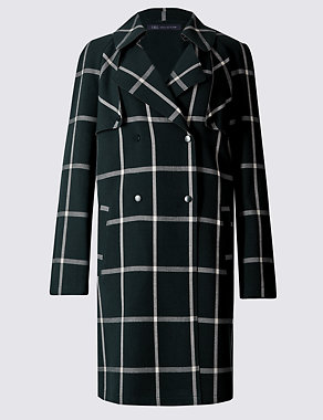 Checked Trench Coat with Stormwear™ Image 2 of 4
