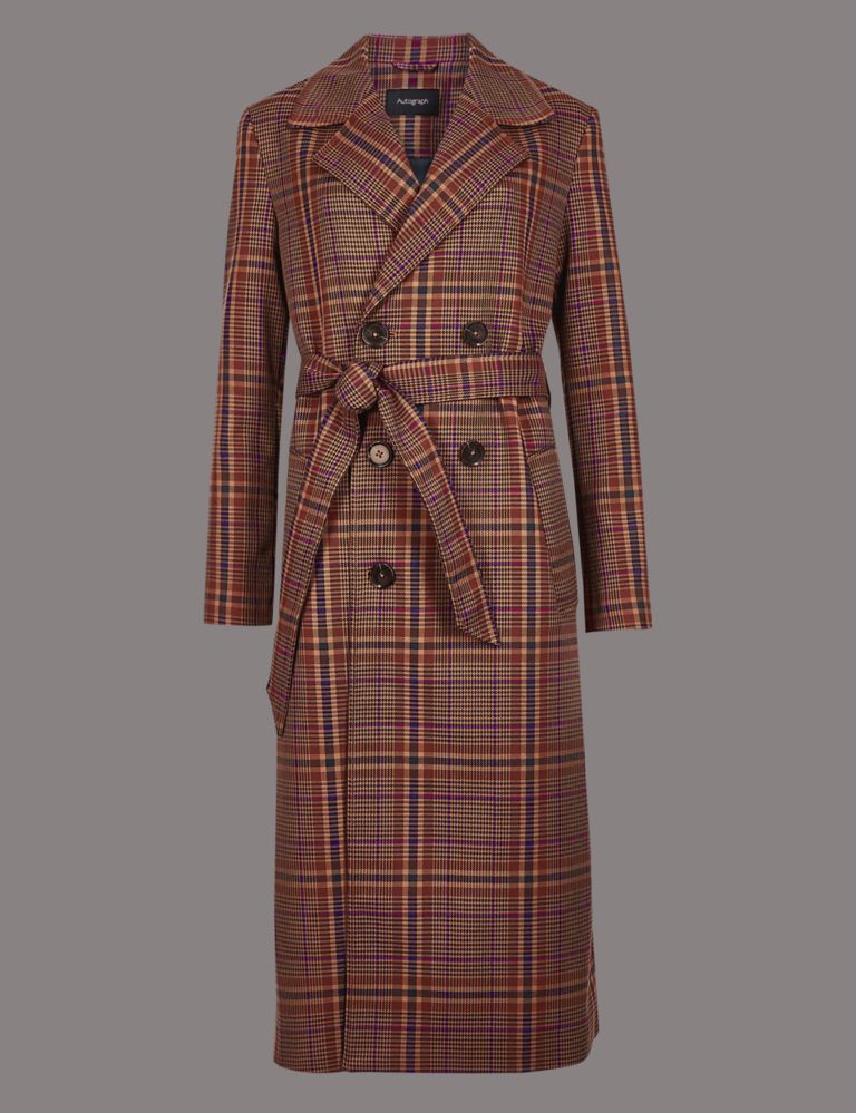 Checked Trench Coat 2 of 5