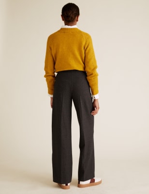 m&s flared trousers