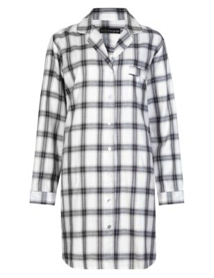Checked Woven Nightshirt Image 2 of 3