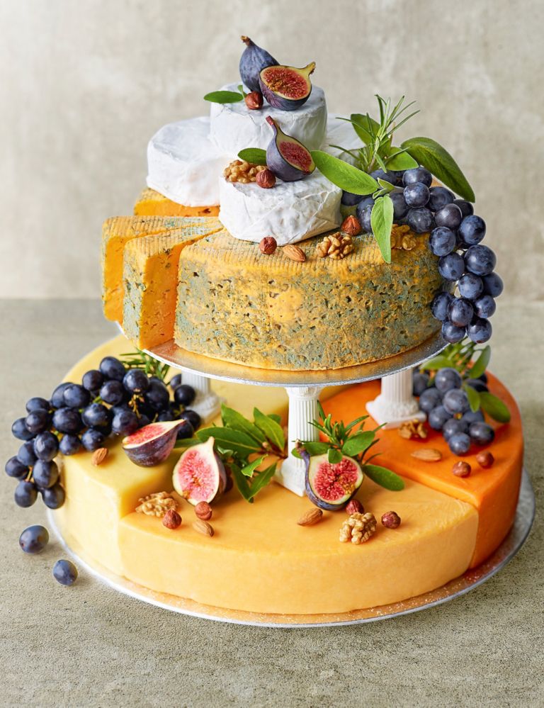 Cheese Celebration Cake (Serves 90-120) - (Last Collection Date 30th September 2020) 1 of 2