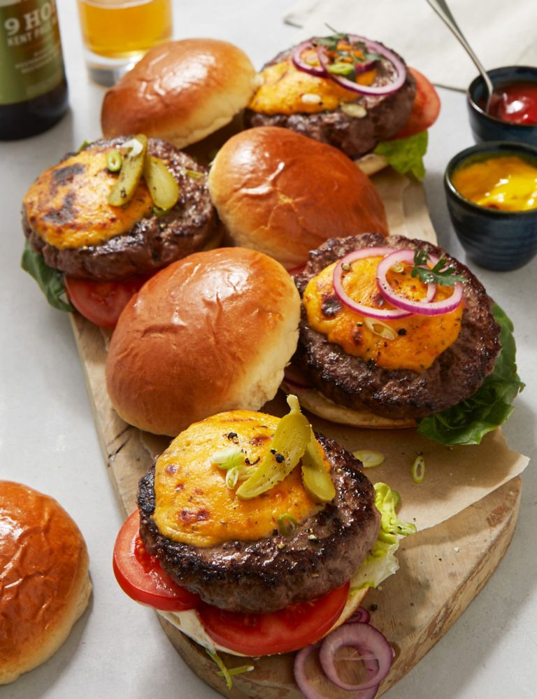 Cheese Topped Best Ever Burgers (Serves 8) - (Last Collection Date 30th September 2020) 1 of 2