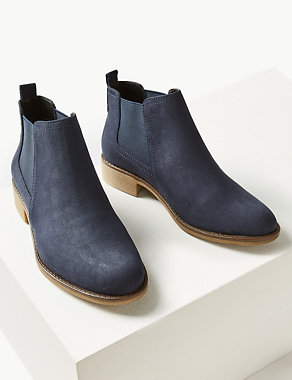 Chelsea Block Heel Ankle Boots Image 2 of 7