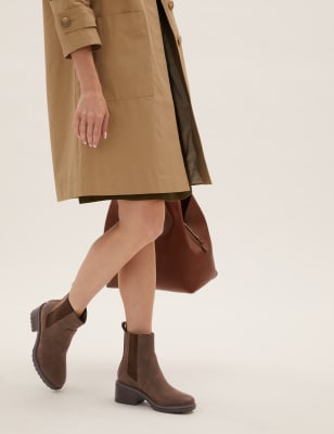 Chelsea Block Heel Ankle Boots | M&S | M&S