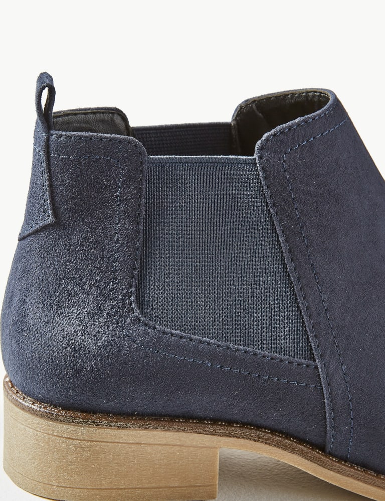 Chelsea Block Heel Ankle Boots M S Collection M S