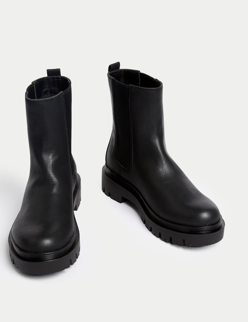 Chelsea Flatform Ankle Boots M S Collection M S
