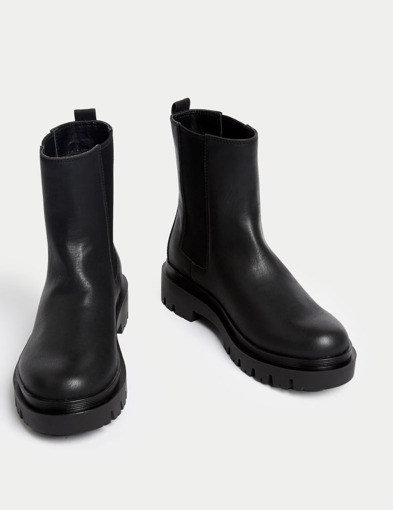 Chelsea Flatform Ankle Boots | M&S Collection | M&S