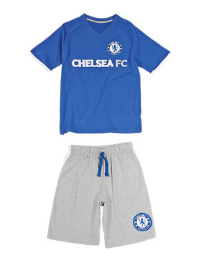 Chelsea Football Club Short Pyjamas (3-16 Years) Image 2 of 5
