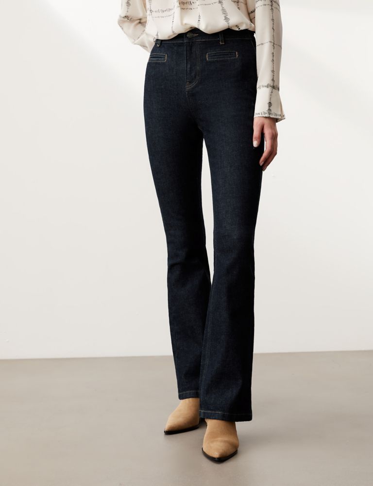 Chelsea High Waisted Slim Fit Flare Jeans 3 of 7
